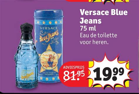 kruitvat versace blue jeans